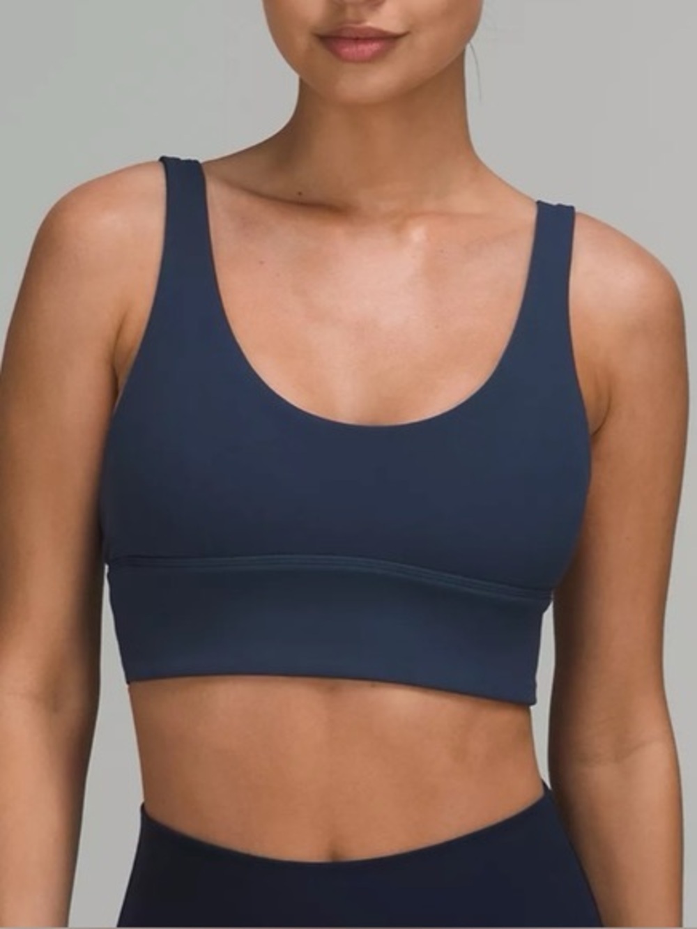 Lululemon Align Reversible Bra Light Support A/B Cup in Mineral Blue / True Navy